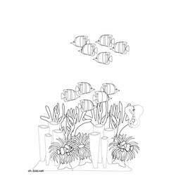 Раскраска: коралловый (природа) #162784 - Бесплатные раскраски для печати