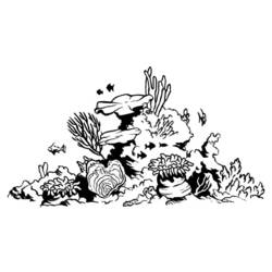 Раскраска: коралловый (природа) #162981 - Раскраски для печати