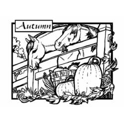 Раскраска: Осенний сезон (природа) #164101 - Бесплатные раскраски для печати