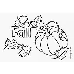 Раскраска: Осенний сезон (природа) #164311 - Раскраски для печати
