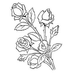 Раскраска: цветы (природа) #154976 - Бесплатные раскраски для печати