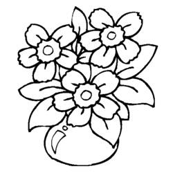 Раскраска: цветы (природа) #155122 - Бесплатные раскраски для печати