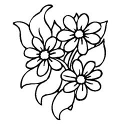 Раскраска: цветы (природа) #155138 - Бесплатные раскраски для печати