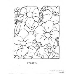 Раскраска: цветы (природа) #155148 - Бесплатные раскраски для печати