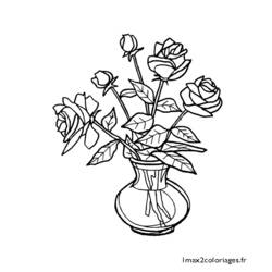 Раскраска: цветы (природа) #155229 - Бесплатные раскраски для печати