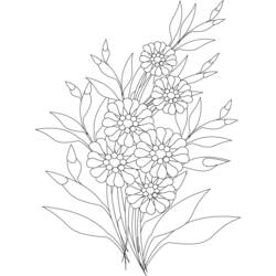 Раскраска: цветы (природа) #155244 - Бесплатные раскраски для печати