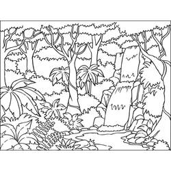 Раскраска: лес (природа) #157061 - Раскраски для печати