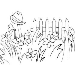 Раскраска: сад (природа) #166328 - Раскраски для печати