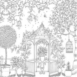 Раскраска: сад (природа) #166445 - Раскраски для печати