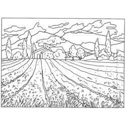 Раскраска: пейзаж (природа) #165768 - Бесплатные раскраски для печати