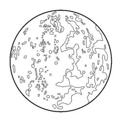Раскраска: планета (природа) #157633 - Раскраски для печати