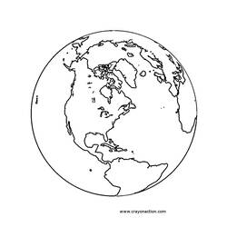 Раскраска: планета (природа) #157666 - Бесплатные раскраски для печати