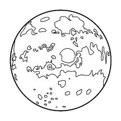 Раскраска: планета (природа) #157781 - Раскраски для печати