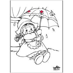Раскраска: дождь (природа) #158233 - Бесплатные раскраски для печати