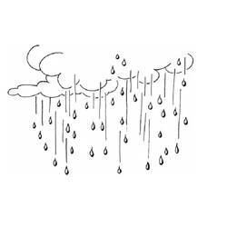 Раскраска: дождь (природа) #158286 - Раскраски для печати
