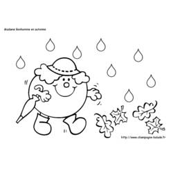 Раскраска: дождь (природа) #158308 - Бесплатные раскраски для печати