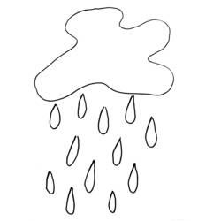 Раскраска: дождь (природа) #158406 - Бесплатные раскраски для печати