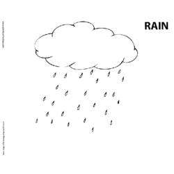 Раскраска: дождь (природа) #158496 - Бесплатные раскраски для печати