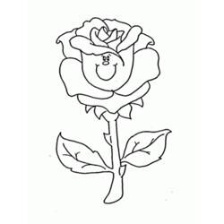 Раскраска: розы (природа) #161920 - Бесплатные раскраски для печати