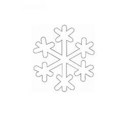 Раскраска: снежинка (природа) #160471 - Раскраски для печати