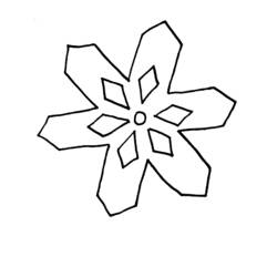 Раскраска: снежинка (природа) #160479 - Раскраски для печати