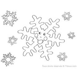Раскраска: снежинка (природа) #160485 - Раскраски для печати