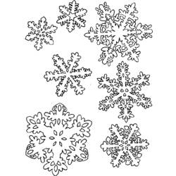 Раскраска: снежинка (природа) #160490 - Бесплатные раскраски для печати