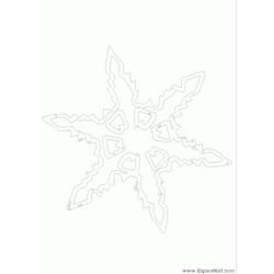 Раскраска: снежинка (природа) #160520 - Бесплатные раскраски для печати