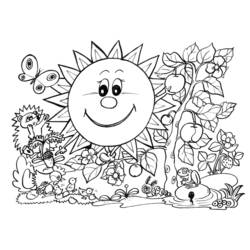 Раскраска: Весенний сезон (природа) #164757 - Раскраски для печати