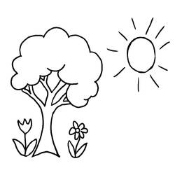 Раскраска: Весенний сезон (природа) #164808 - Бесплатные раскраски для печати