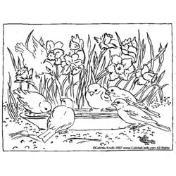 Раскраска: Весенний сезон (природа) #164827 - Раскраски для печати