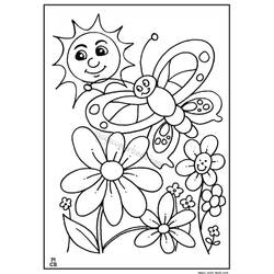 Раскраска: Весенний сезон (природа) #164984 - Раскраски для печати