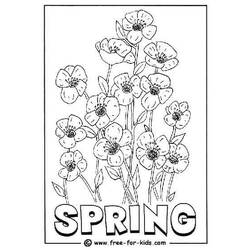 Раскраска: Весенний сезон (природа) #165030 - Бесплатные раскраски для печати