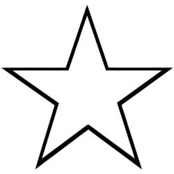Раскраска: звезда (природа) #155867 - Раскраски для печати