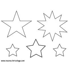 Раскраска: звезда (природа) #155869 - Раскраски для печати