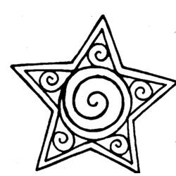 Раскраска: звезда (природа) #155877 - Раскраски для печати