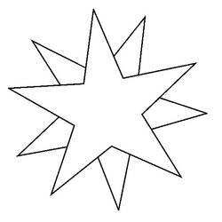 Раскраска: звезда (природа) #155896 - Раскраски для печати