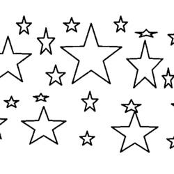 Раскраска: звезда (природа) #155905 - Раскраски для печати
