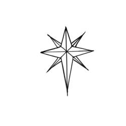 Раскраска: звезда (природа) #155940 - Раскраски для печати