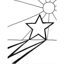 Раскраска: звезда (природа) #156080 - Раскраски для печати