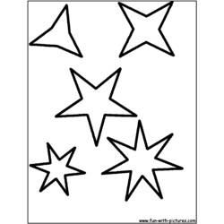 Раскраска: звезда (природа) #156083 - Раскраски для печати
