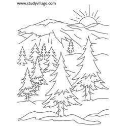 Раскраска: Летний сезон (природа) #165285 - Бесплатные раскраски для печати