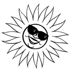 Раскраска: солнце (природа) #158012 - Бесплатные раскраски для печати