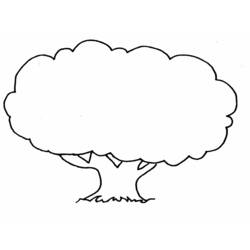 Раскраска: дерево (природа) #154669 - Раскраски для печати