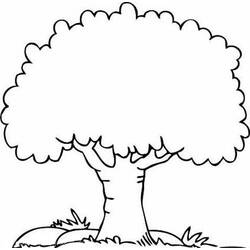 Раскраска: дерево (природа) #154682 - Раскраски для печати