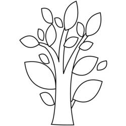 Раскраска: дерево (природа) #154694 - Раскраски для печати