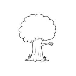 Раскраска: дерево (природа) #154699 - Раскраски для печати