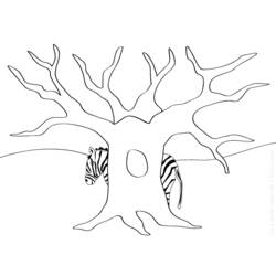 Раскраска: дерево (природа) #154712 - Бесплатные раскраски для печати