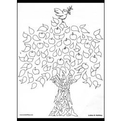 Раскраска: дерево (природа) #154813 - Бесплатные раскраски для печати