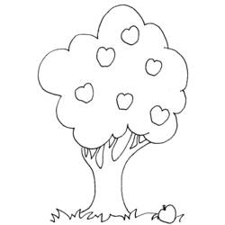 Раскраска: дерево (природа) #154906 - Бесплатные раскраски для печати